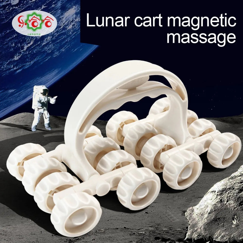Roller Massager Sixteen-Wheel Body Massager Sixteen-Wheel Liniversal Massage Instrument Space Vehicle Roller Whole Neck Massage
