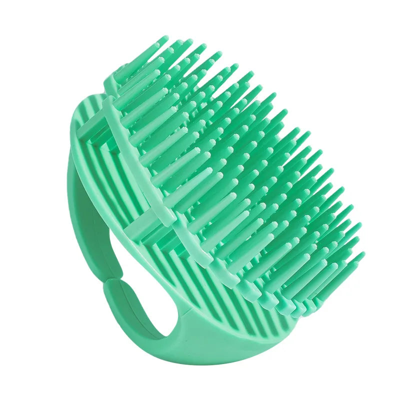 Silicone Shampoo Scalp Hair Massager Head Body Scalp Massage Brush Hair Washing Brush Scalp Exfoliator Brush Head Scrubber Tools