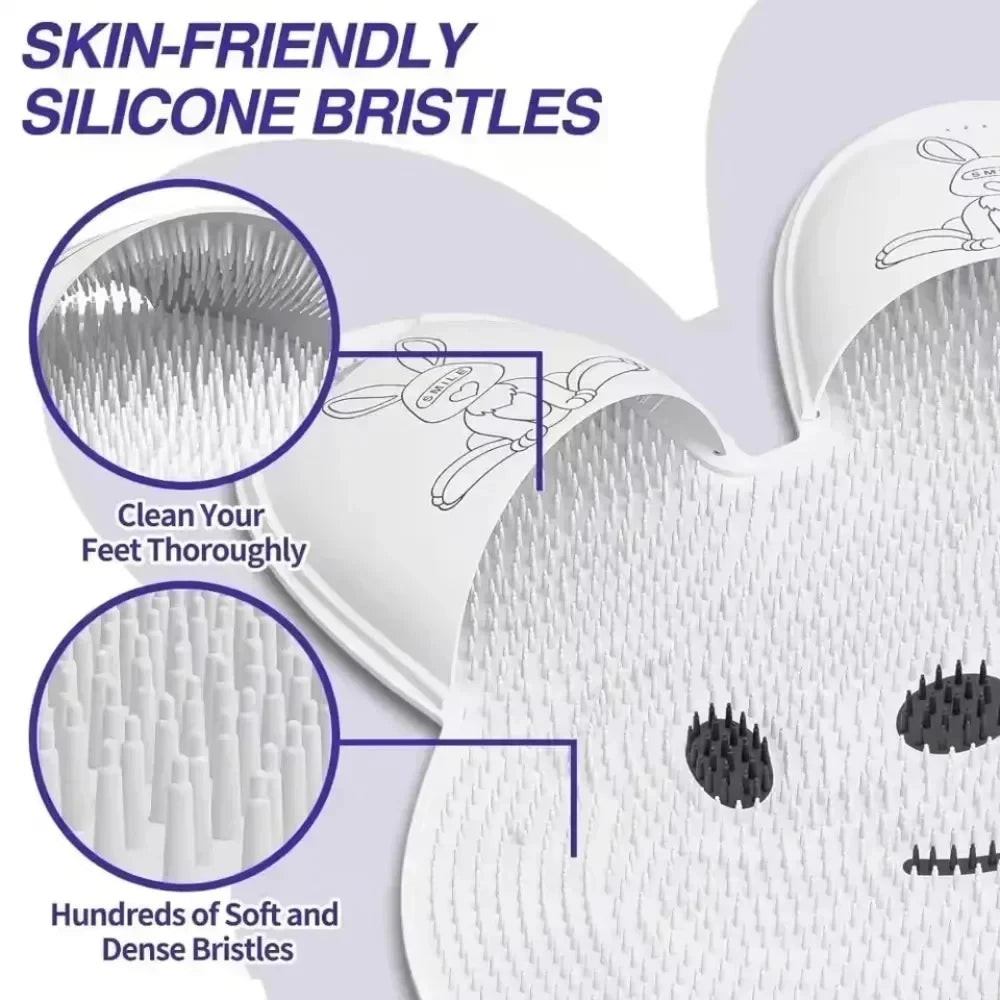 Rabbit Foot Rubbing, Foot Washing, Foot Massage, Anti-Slip Pad, Bathroom Scrubbing, Shower Room Floor Mat