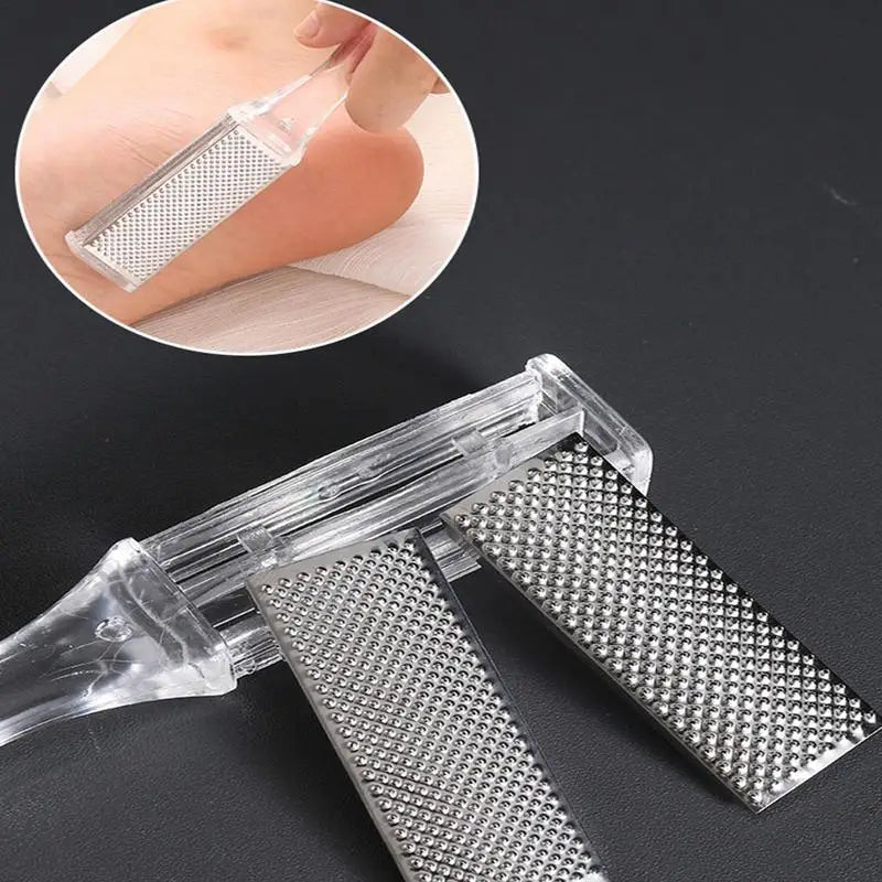 Foot Scraper For Callus Removal Foot Scrub Brush Double-sided Heel Grinder Pedicure Foot File Cuticle Cleaner Remove Dead Skin