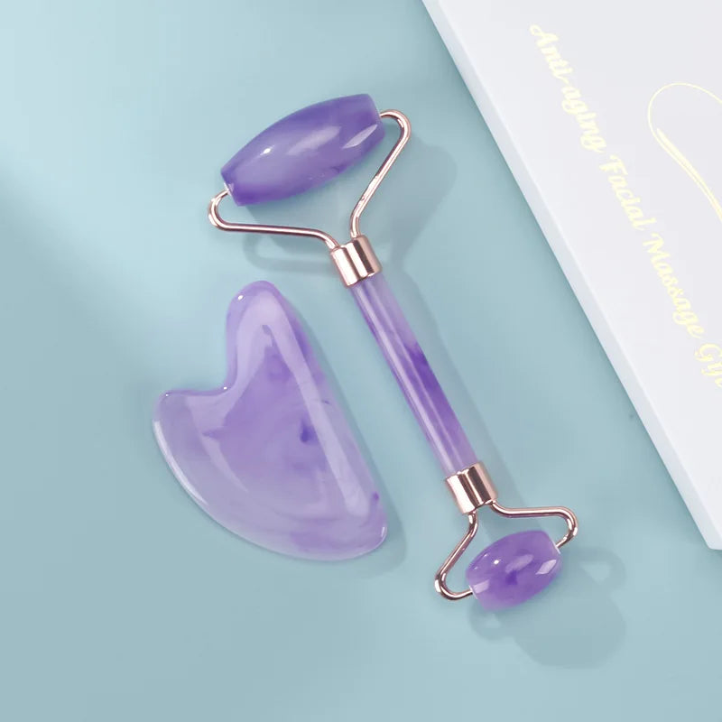 Gua Sha Massage Board Neck Anti Wrinkle Massager Tool Facial Skin Lifting Anti-Aging Face Roller Puffy Eyes Beauty Health Tools