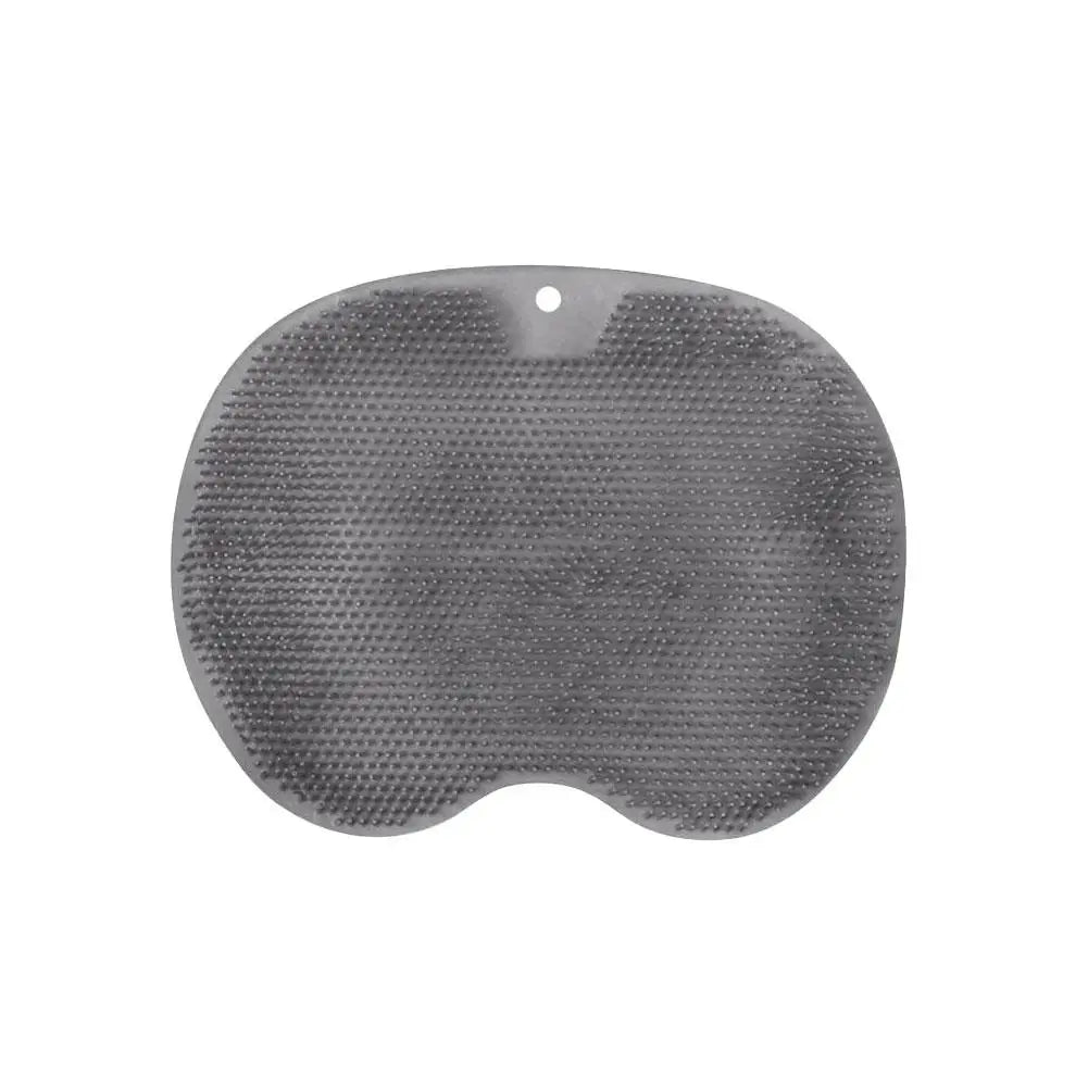 Shower Foot Scrubber Mat with Suction Cups, Non-Slip Exfoliating Foot Cleaner for Shower & Bath, Multi-Use Back Massager Pad