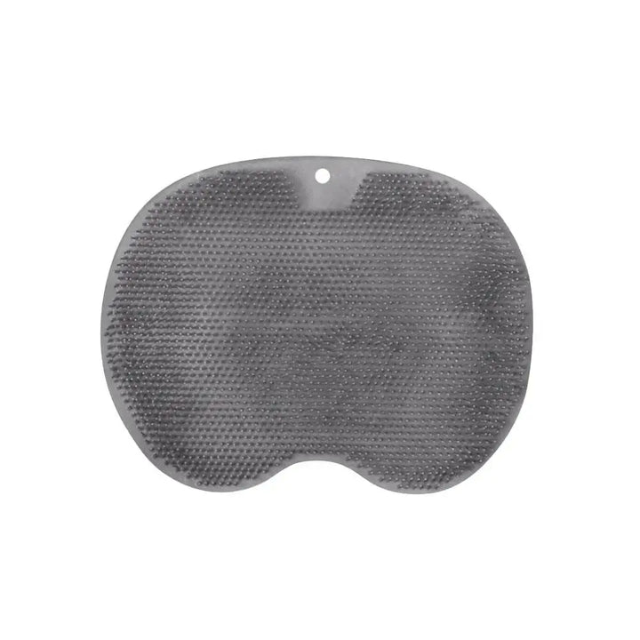 Shower Foot Scrubber Mat with Suction Cups, Non-Slip Exfoliating Foot Cleaner for Shower & Bath, Multi-Use Back Massager Pad