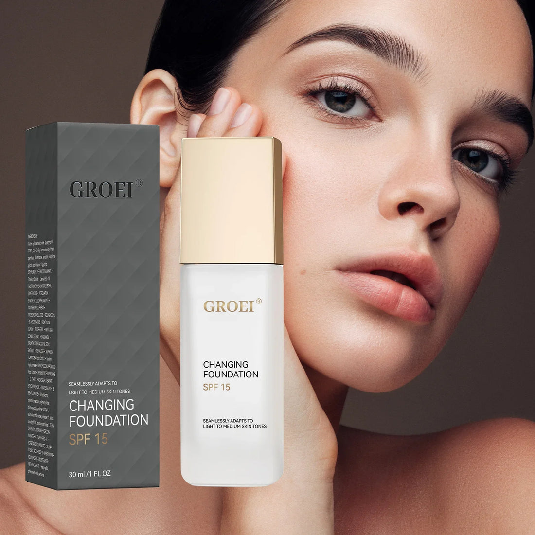 Color Changing Foundation Moisturizer Oil-control Hydrating Color Longwearing Waterproof Travel Coverage Make Up Base