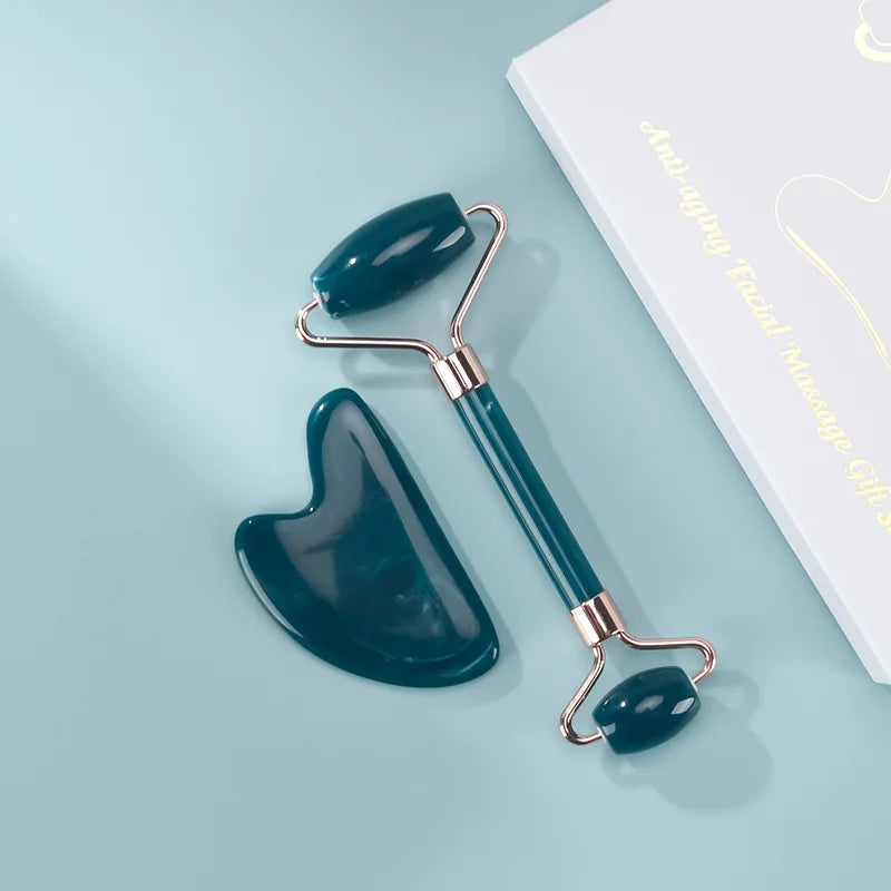 Gua Sha Massage Board Neck Anti Wrinkle Massager Tool Facial Skin Lifting Anti-Aging Face Roller Puffy Eyes Beauty Health Tools