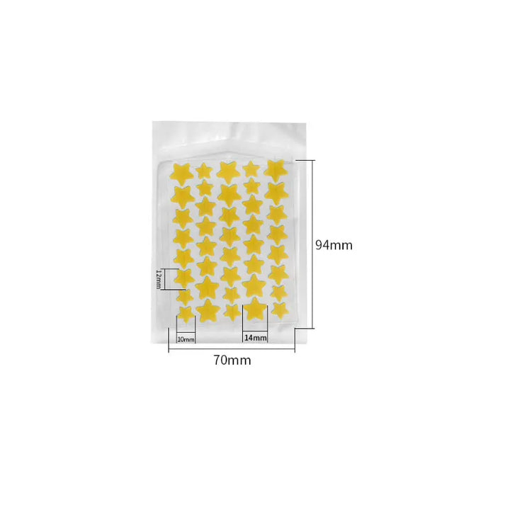 Pimple Patch, Color Pimple Sticker Pimple Patch Covering Blemishes Color PE Pimple Patch Concealer Pimple Discount-Pentagram Pim