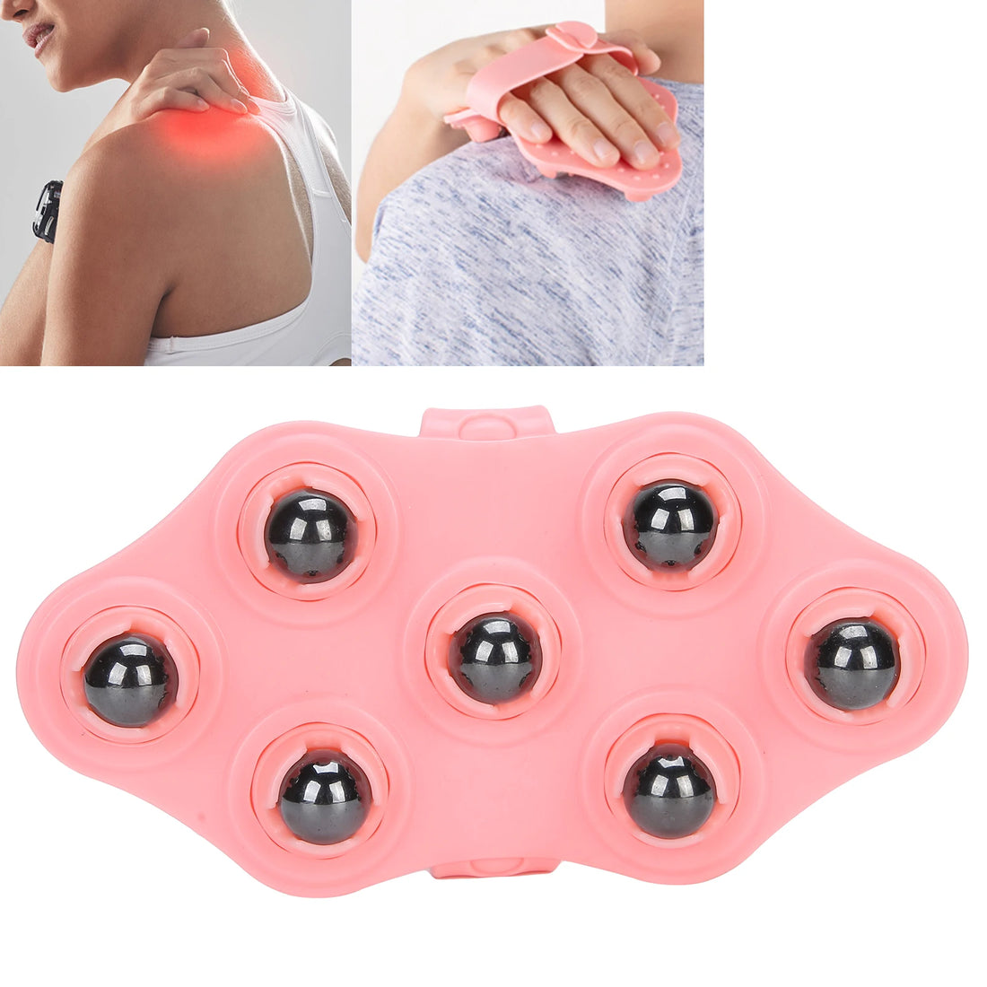 Body Massager Slimming Roller Ball Massager Portable Roller Ball Massage Glove Muscle Relax Slimming Magnetic Bead Body Massager