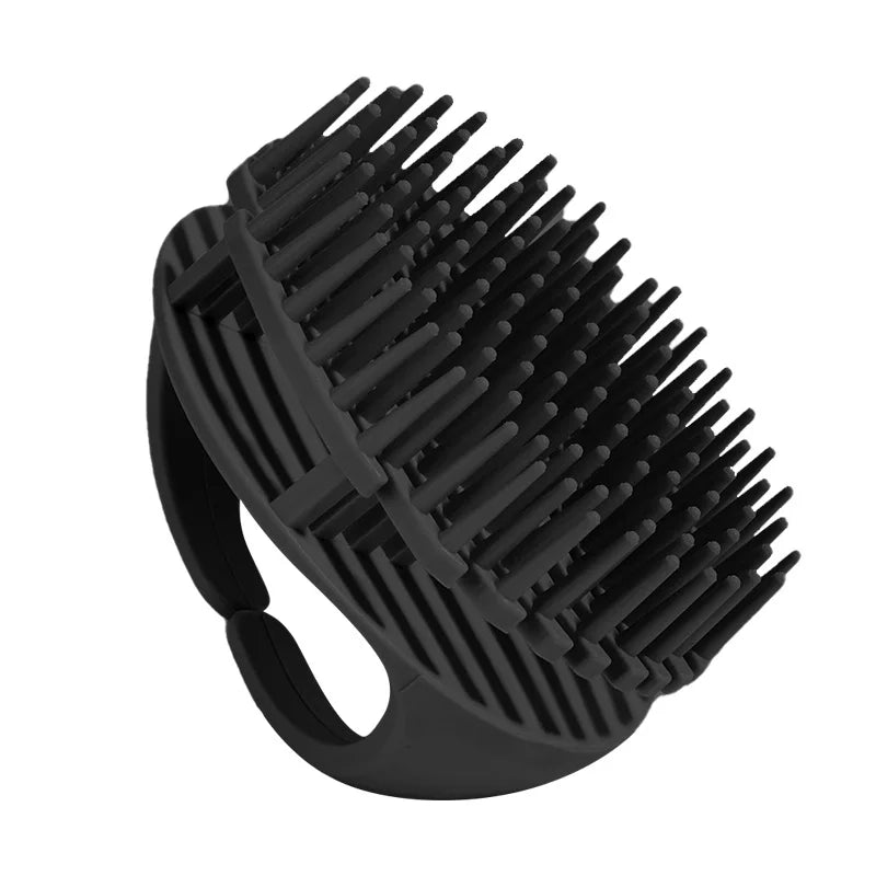Silicone Shampoo Scalp Hair Massager Head Body Scalp Massage Brush Hair Washing Brush Scalp Exfoliator Brush Head Scrubber Tools