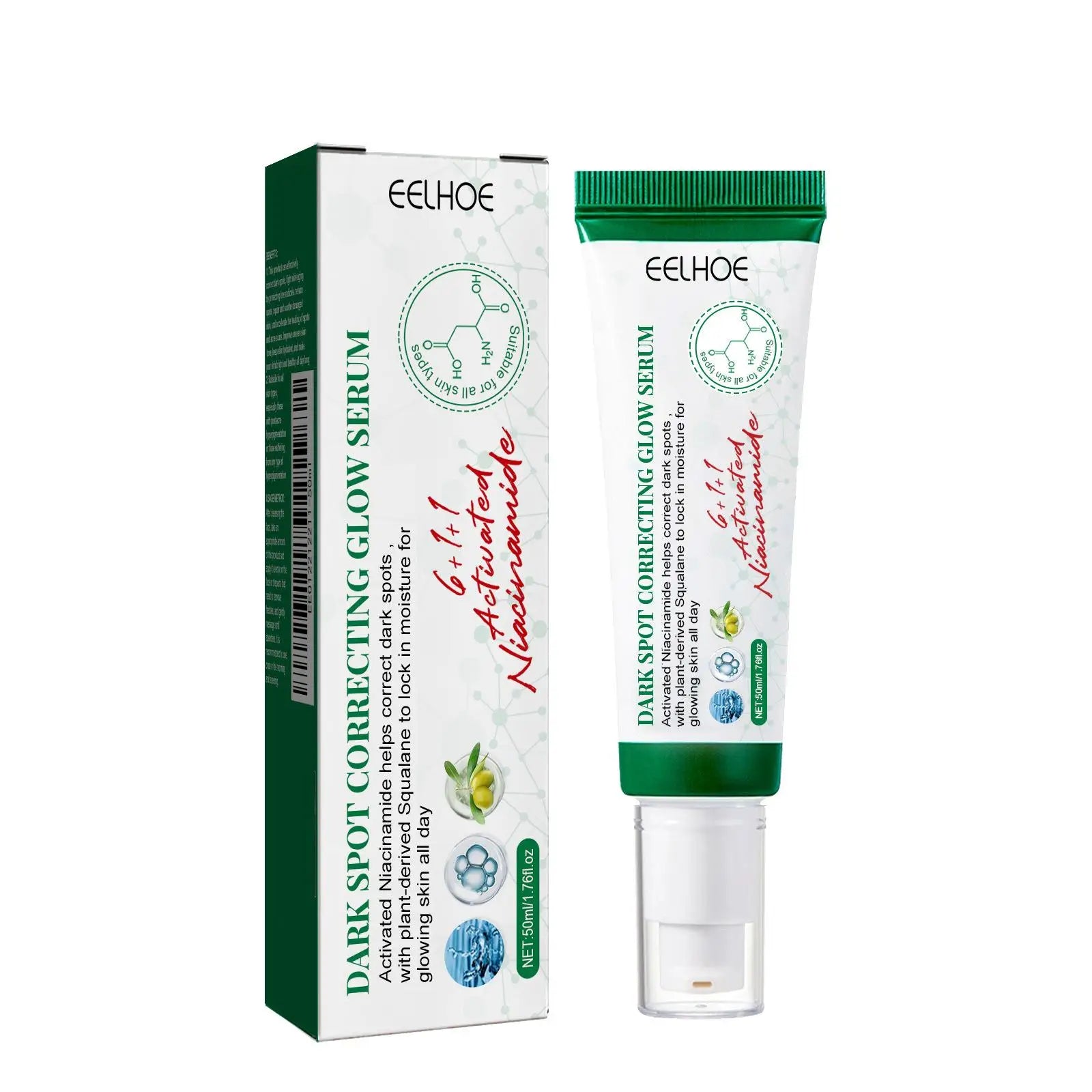 Dark Spot Correcting Glow Serum,Dullness,Acne,And Melanin Remover,Niacinamide Facial Skin Moisturizing Brightening Skincare