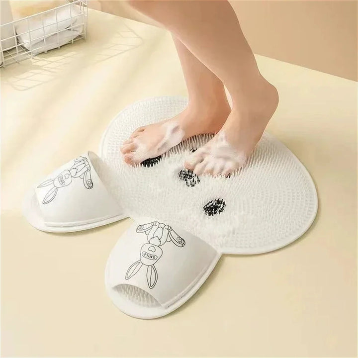 Rabbit Foot Rubbing, Foot Washing, Foot Massage, Anti-Slip Pad, Bathroom Scrubbing, Shower Room Floor Mat