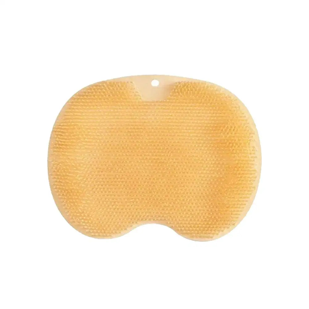 Shower Foot Scrubber Mat with Suction Cups, Non-Slip Exfoliating Foot Cleaner for Shower & Bath, Multi-Use Back Massager Pad