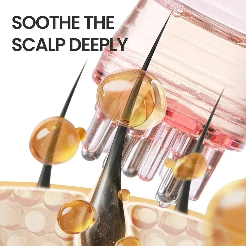 2/3Pcs Professional Scalp Care Set Massaging Brush Oil Applicator - For Hair Growth Scalp Treatment Deep Nourishment Waterproof