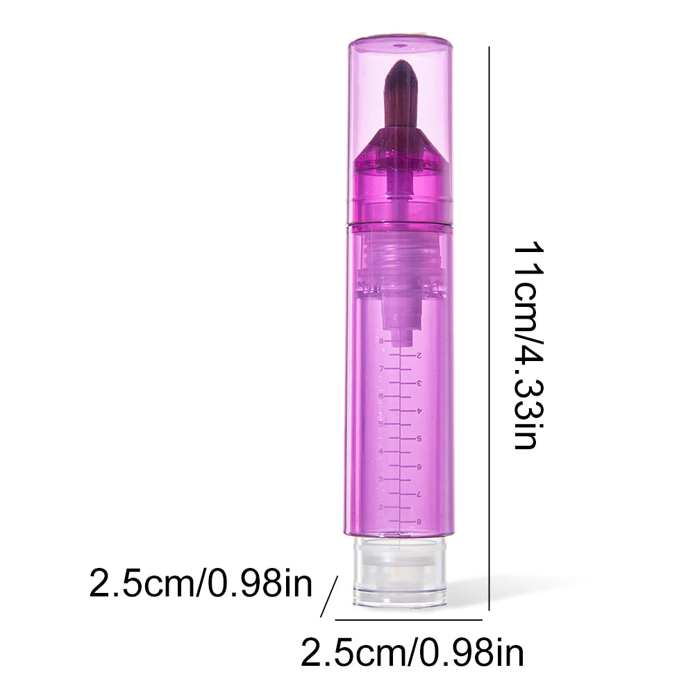 Scalp Applicator Liquid Comb Portable Liquid Guiding Massager Comb Bottle Applicator Brush for Hair Growth Serum Oil Apply
