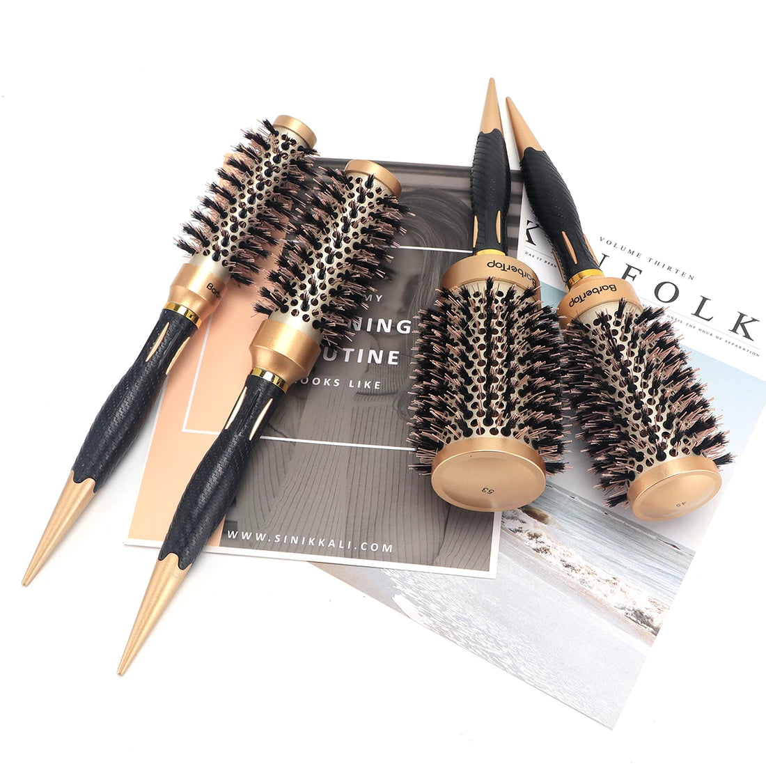 Salon Hairdressing Anti-static Hairdressing And Curling Styling Barber Hair Comb Women Wet Curly Hair Brush For  Styling Tool