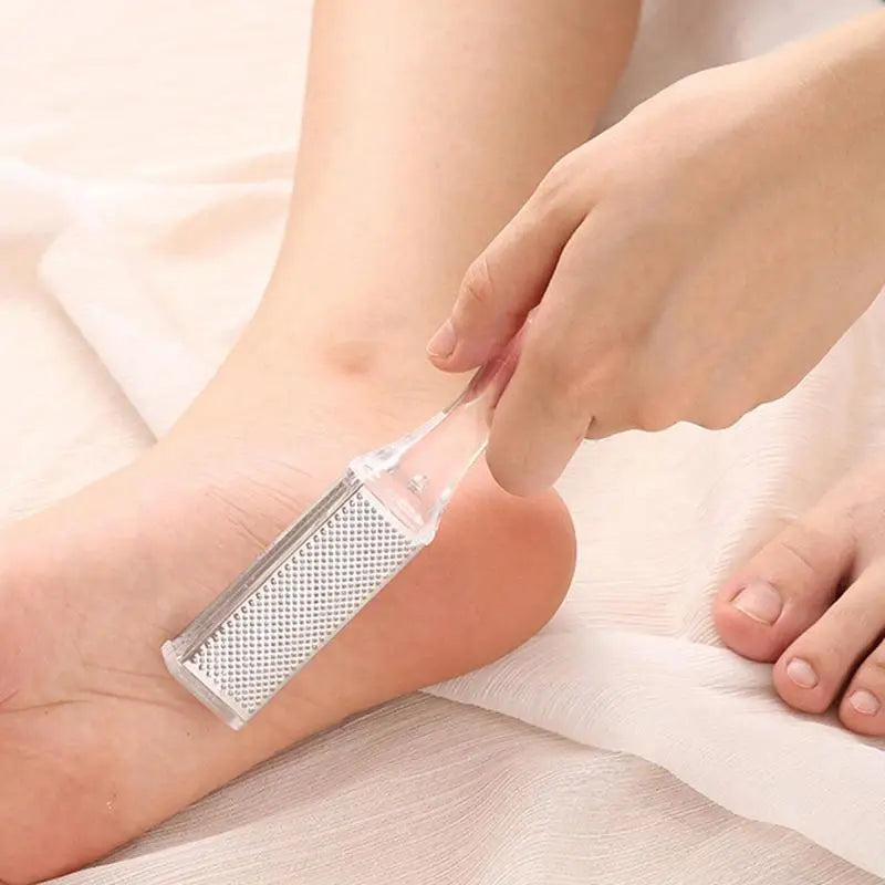 Foot Scraper For Callus Removal Foot Scrub Brush Double-sided Heel Grinder Pedicure Foot File Cuticle Cleaner Remove Dead Skin