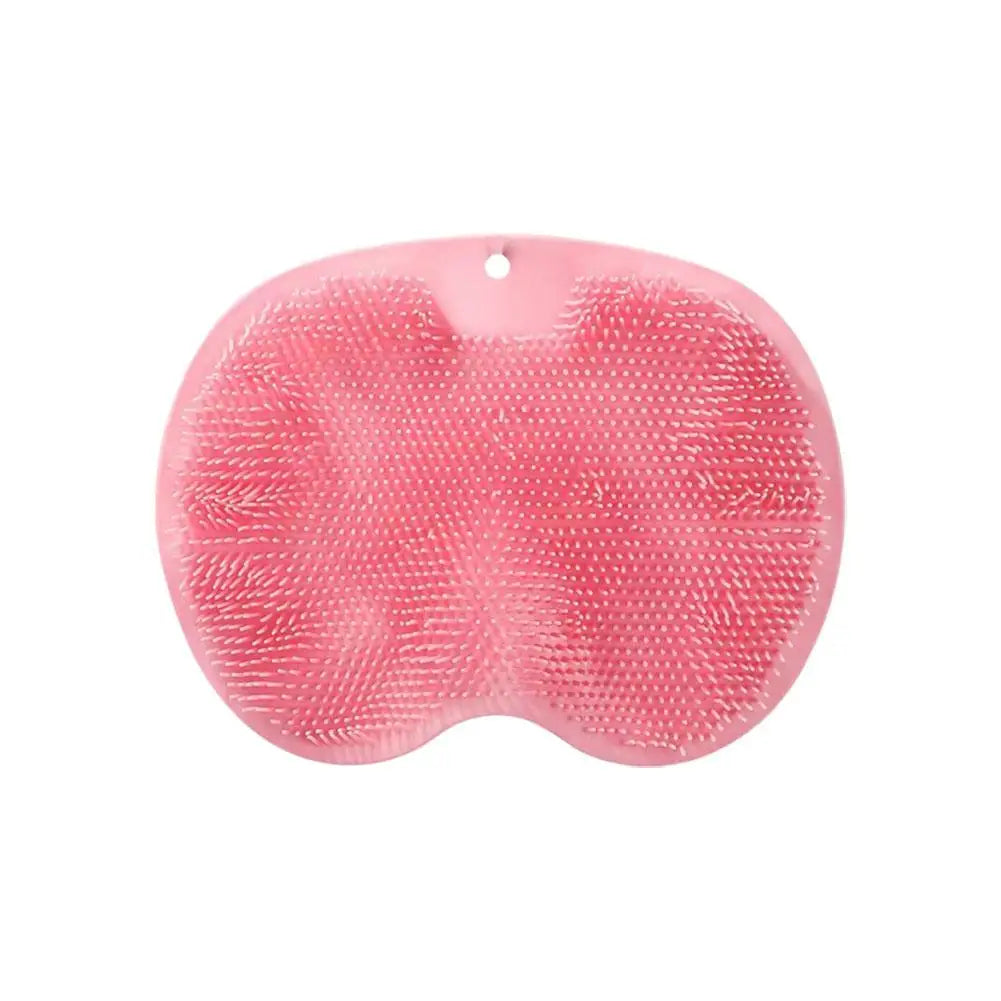 Shower Foot Scrubber Mat with Suction Cups, Non-Slip Exfoliating Foot Cleaner for Shower & Bath, Multi-Use Back Massager Pad