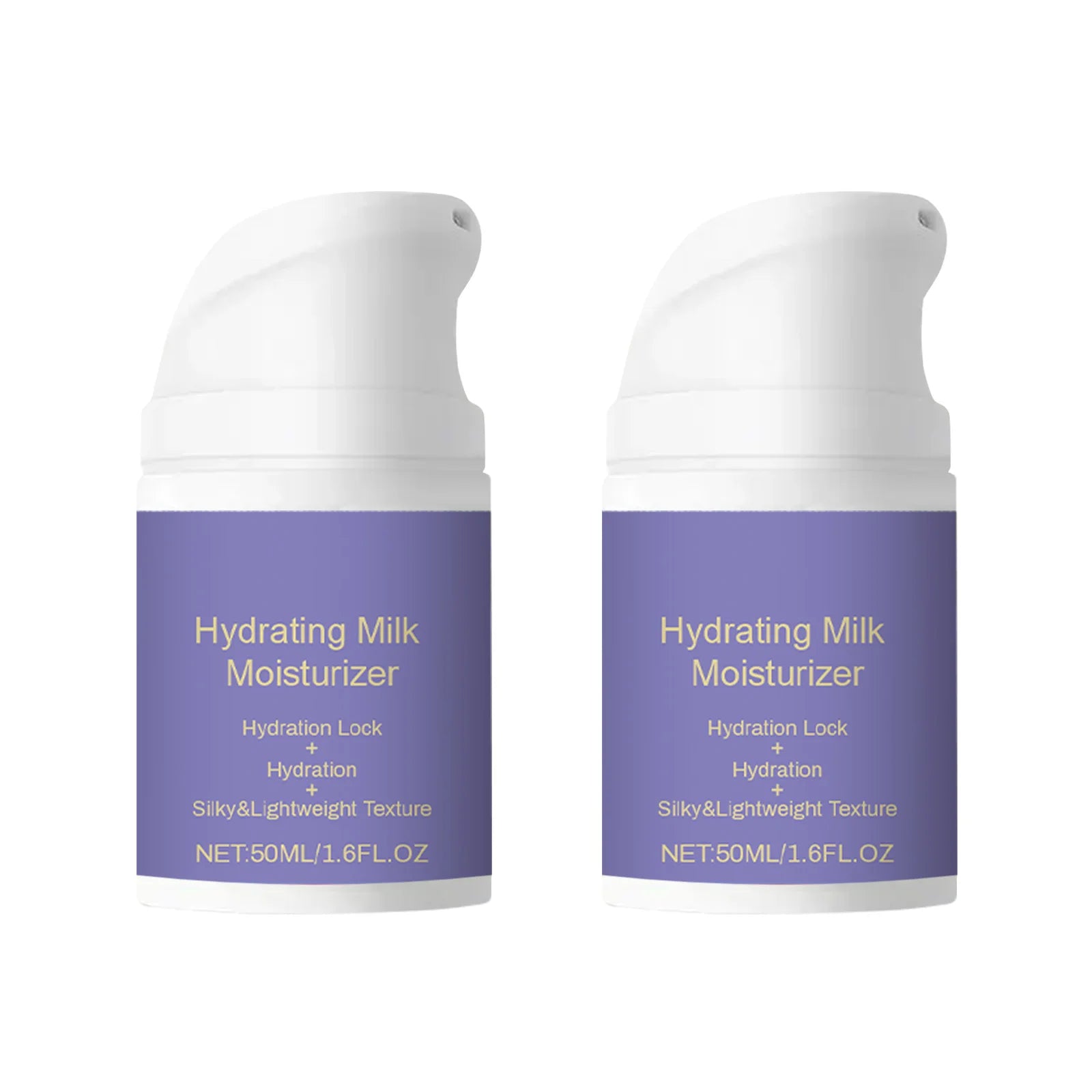 Hydrating Milk Moisturizer 50ml Deep Moisture Cream Shea Butter & Glycerin Repair Barrier Fade Fine Line Non-Greasy for All Skin