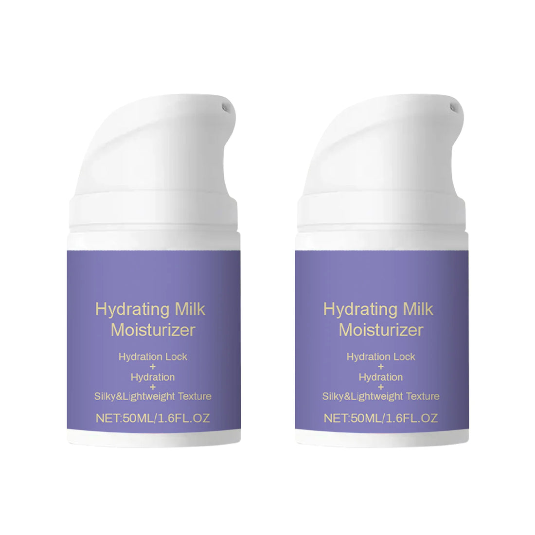 Hydrating Milk Moisturizer 50ml Deep Moisture Cream Shea Butter & Glycerin Repair Barrier Fade Fine Line Non-Greasy for All Skin