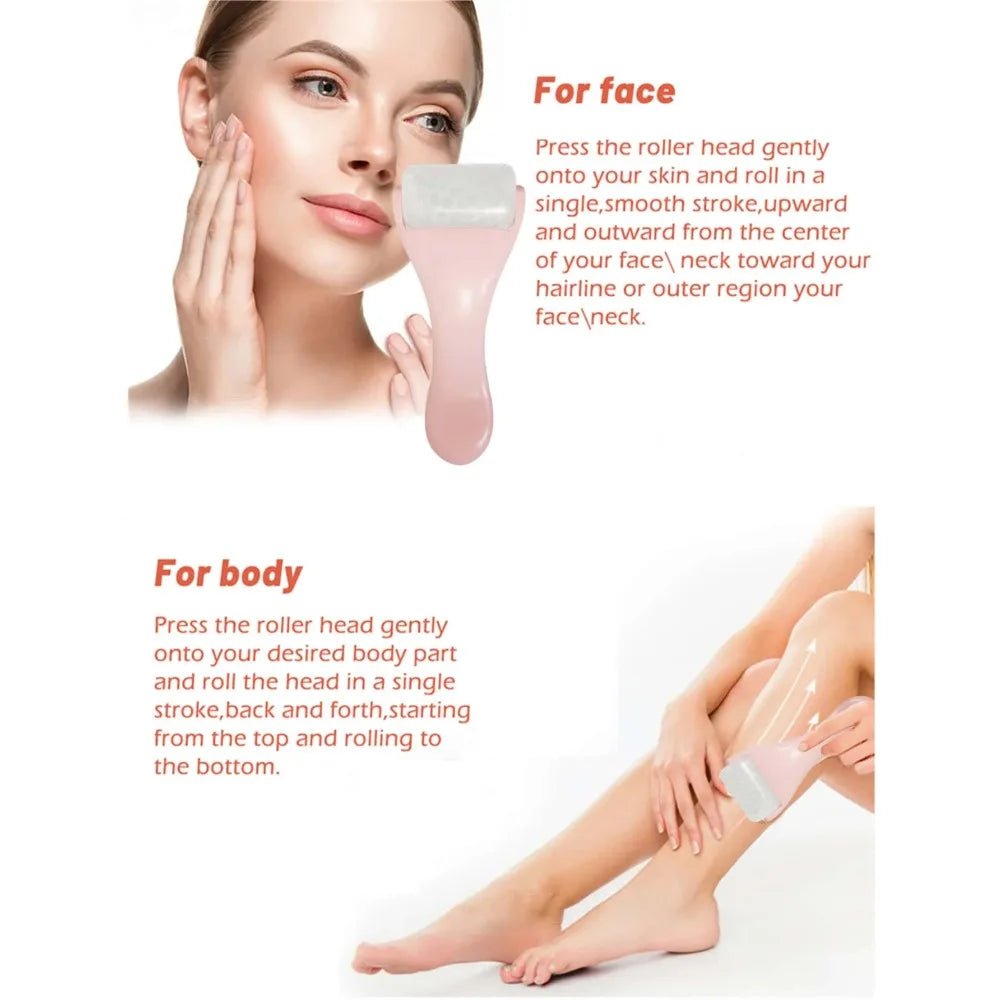 Ice Roller for Face,Eyes Therapeutic Cooling Complexion Reduce Wrinkles Massager Under Eye Puffiness Skin Care Beauty Tools